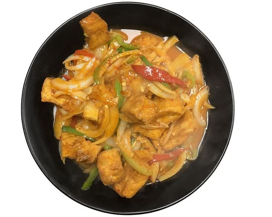 L2 Tofu avec Sauce Cari Rouge / Red Curry Sauce Tofu 紅咖喱豆腐